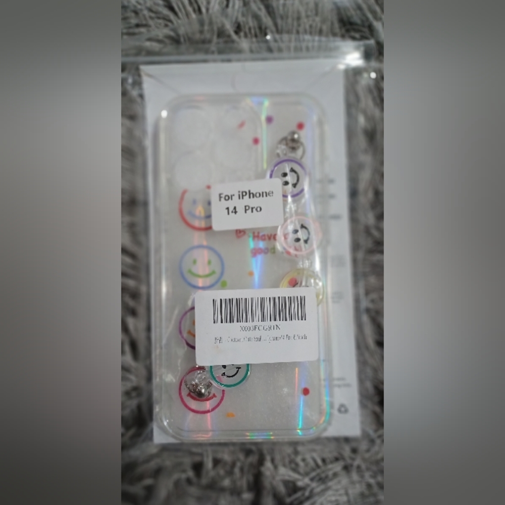 I Phone 14 Pro Max Case (6ins) Clear soft Case.